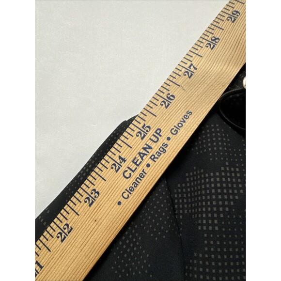 GUESS Women’s Hooded Coat Zip Front Black Pattern Size XL - Picture 9 of 13